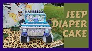 Jeep Diaper Cake [upl. by Jehu]