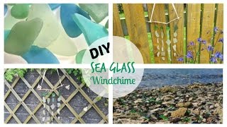 DIY Sea Glass Windchime [upl. by Zehc858]