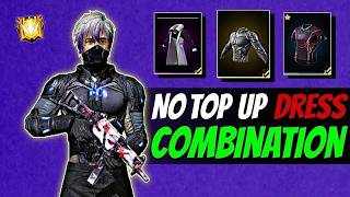 NO TOP UP DRESS COMBINATION FREE FIRE🤯FREE FIRE FREE DRESS COMBINATION  freefire [upl. by Yetsirhc]