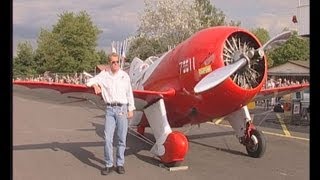 Gee Bee R2 Near Crash in Germany  Delmar Benjamin [upl. by Namyw]