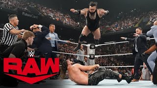 Bronson Reed hits SIX Tsunamis on Seth quotFreakinquot Rollins Raw highlights Aug 5 2024 [upl. by Lenz]