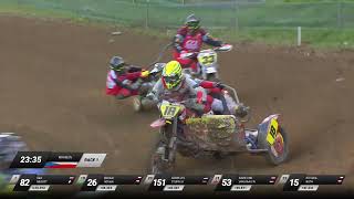 World Sidecarcross Championship GP Kramolin RACE 3 [upl. by Aneerb]