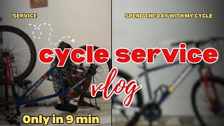 👍How to service cycle at Home 🏠 vlog cyclesawar36 9 Minute😍 [upl. by Yhtur]