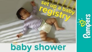 Baby Haul Checklist for Baby Registry  Pampers [upl. by Eniamirt]