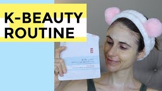 Kbeauty night time skin care routine for impaired skin barrier sensitive skin Dr Dray [upl. by Axe]