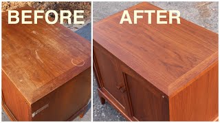 Thrift Store Rescue 8  Mid Century Furniture Restoration [upl. by Grethel79]