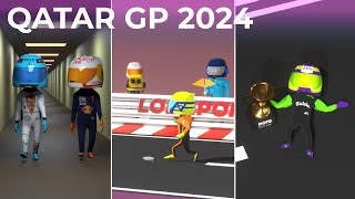 Qatar GP 2024  Comic Scenes on F1 racing [upl. by Lacram764]