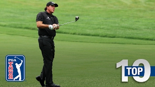 Phil Mickelsons top10 great escapes on the PGA TOUR [upl. by Hurless]