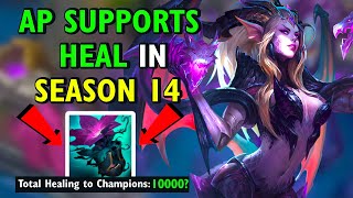 AP Supports can now HEAL OTHERS with Cryptbloom in Season 14 League of Legends [upl. by Gnik]