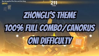 Getting Canorus On Zhonglis Theme Oni  Genshin Impact [upl. by Irbua]