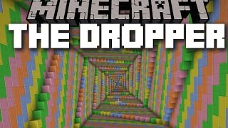 Minecraft UNLIMITED DROPPER  FALL TO YOUR SUDDEN DEATH Minecraft [upl. by Wisnicki]