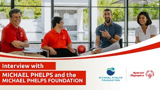 Michael Phelps Foundation and Special Olympics Mental Health Family and Inclusion [upl. by Relyt318]