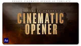 Grunge Cinematic Opener  After Effects Template  Free Download  Templates for Creators [upl. by Westbrook]