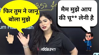 मैम मुझे आप की चू लेनी है  divyatripathimam physicswallah divyatripathimamfunnyvideo adda247 [upl. by Zipporah]