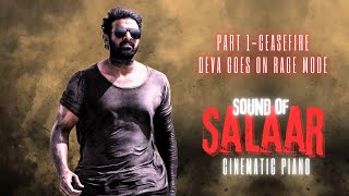 Sound of Salaar Cinematic Piano  Salaar BGM Piano  Salaar Ceasefire BGM Piano  Ravi Basrur [upl. by Irahc]