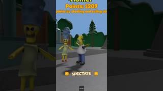 Hungry Simpsons All Jumpscare Characters roblox Roblox Obby Rainbow Friends Hungry Simpsons [upl. by Sumaes]