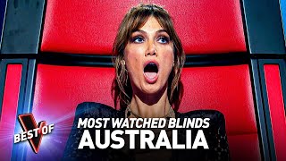 MOST WATCHED Blind Auditions EVER on The Voice Australia [upl. by Nialb724]