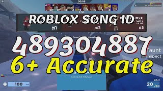 6 Accurate Roblox Song IDsCodes [upl. by Hukill]