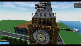 Big Ben chimes 12 o clock in roblox [upl. by Herold]