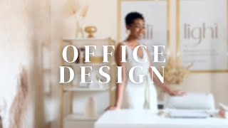 Office Design amp Makeover for a Functional and Stylish Workplace MICHELE STEELE TV [upl. by Anoniw751]