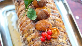 Recette  Pintade farcie aux marrons et aux fruits secs [upl. by Gronseth788]