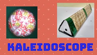 How to make a kaleidoscope with Mirror  School Science Project Ideas  kaleidoscope kaise banaye [upl. by Dnalerb774]