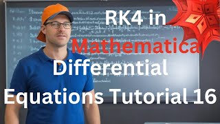 Differential Equations Tutorial 16  RK4 in Mathematica [upl. by Kynthia]