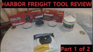 harbor freight tool review part 1 of 2 polisherbuffer amp DA sander [upl. by Underwood674]