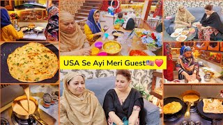 USA Se Ayi Meri Guest🇺🇸❤️Iftar To 10th Sehri Routine  Cooking with Shabanaquot [upl. by Analihp]