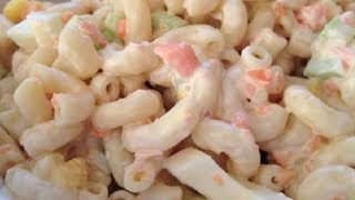 Easy Homemade Macaroni Salad  Macaroni Salad Recipes [upl. by Akinna]