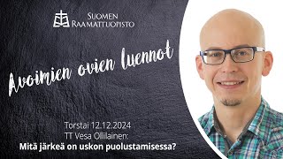 Mitä järkeä on uskon puolustamisessa [upl. by Auhsoj]