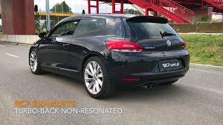 VW Scirocco 14 TSI  RCP TurboBack Exhaust [upl. by Mosa134]