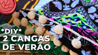 diy  Faça suas cangas de praia verão 2024 [upl. by Eiznek]