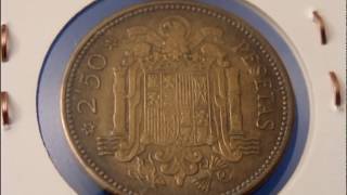 250 Pesetas de Franco 1953 [upl. by Akinit774]