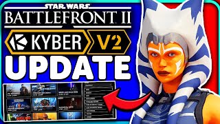 Star Wars Battlefront 2 Kyber V2 Update NEW Features Playtests  More [upl. by Neau33]