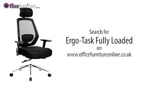 ErgoTask Fully Loaded Mesh Office Chair  Features [upl. by Nnylatsirk]