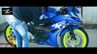 DIY  Gixxer SFX Bodykit  Installation Guide  Fairing Fillers [upl. by Ruthie]