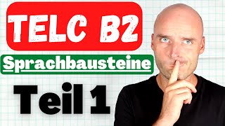 TELC B2 Sprachbausteine Teil 1  Tipps  Beispiele  Übungen zum Mitmachen 🤓 [upl. by Delahk]