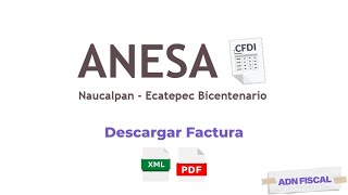 ANESA Facturación  Como facturar tus tickets de ANESA [upl. by Ahsinam207]