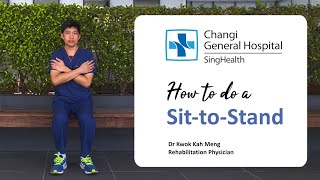 How to do a SIT TO STAND  Cancer Prehabilitation Programme [upl. by Gruber27]