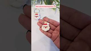 Lets try something new diy keychains santa handmade festiveseason [upl. by Asiuol894]