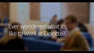 Why Deloitte is a great place to start a career [upl. by Rehpotsirhcnhoj]