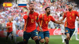 Spain Goal v Russia  MATCH 51 [upl. by Bills]