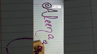 comment your name calligraphy nameart namestatus shortsaleena name [upl. by Santa]