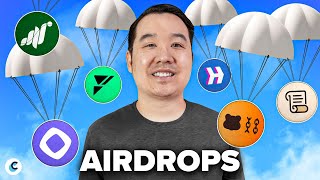 Top Crypto Airdrops That You Cant Miss How To Qualify [upl. by Ayn]