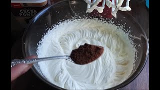 Chocolate Whipped Cream Frosting [upl. by Lenzi]