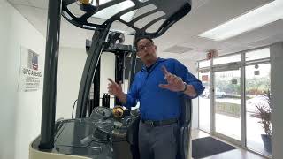 How to drive your Crown RC5500 Electric Forklift [upl. by Vonni]