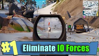 Eliminate IO Forces 3  Fortnite WEEK 7 Quests Full Guide [upl. by Eluj]