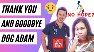 Reaction to Doc Adam Leaving Youtube [upl. by Winonah]