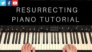 Resurrecting Piano Tutorial  Elevation Worship [upl. by Septima]